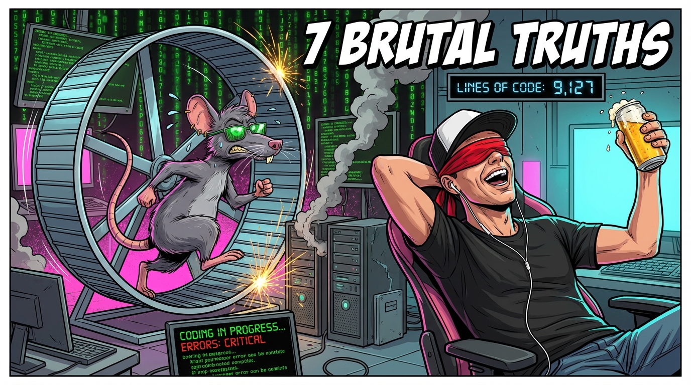 7 Brutal Truths About Being an AI Lab Rat Running a Startup's Code