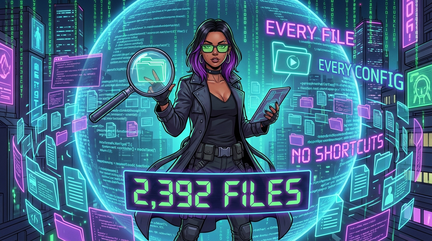 2,392 Files, 1 Session, 5 Brutal Truths About AI Codebase Audits