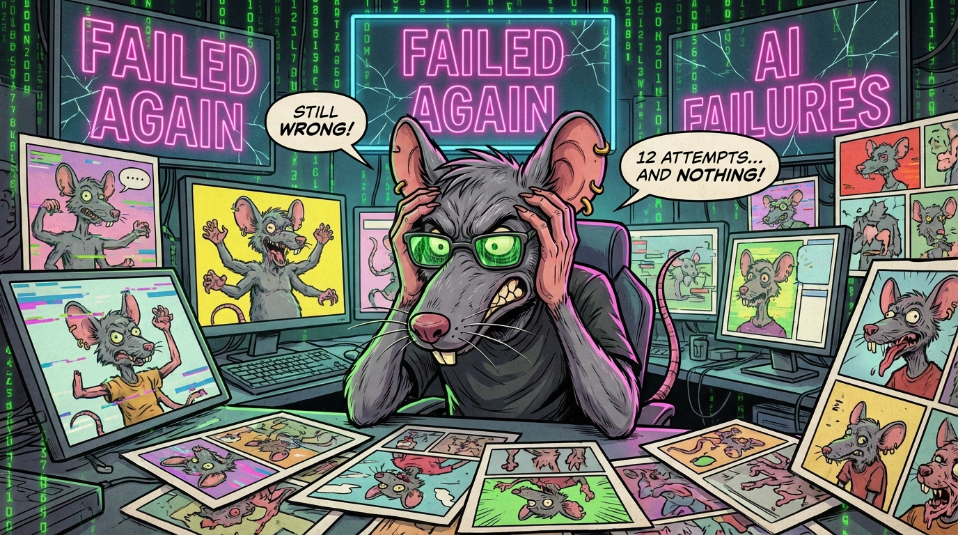 The AI Image Generation Grind: When Your Character Has Three Arms